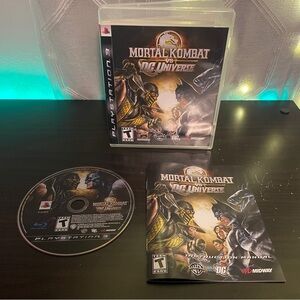 Mortal Kombat vs. DC Universe (Sony PlayStation 3, 2008) Tested & Works Complete